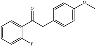 1-(2-Fluorophenyl)-2-(4-Methoxyphenyl)ethanone Structure