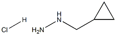 (사이클로프로필메틸)하이드라진염산염 구조식 이미지