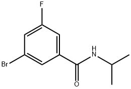 3-BroMo-5-fluoro-N-isopropylbenzaMide Structure