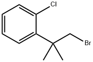 1-(1-BroMo-2-Methylpropan-2-yl)-2-chlorobenzene 구조식 이미지