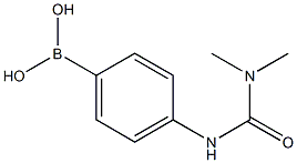 4-(3,3-diMethylureido)phenylboronic acid 구조식 이미지