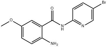 2-Amino-N-(5-bromo-2-pyridinyl)-5-methoxybenzamide Structure