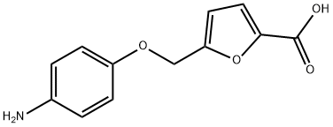 5-[(4-aMinophenoxy)Methyl]furan-2-carboxylic acid 구조식 이미지