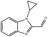 1H-Benzimidazole-2-carboxaldehyde,1-cyclopropyl-(9CI) Structure
