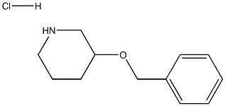 3-(페닐메톡시)-피페리딘HCl 구조식 이미지