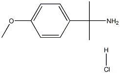 2-(4-Methoxyphenyl)propan-2-aMine, HCl Structure