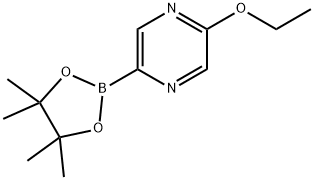 2-ethoxy-5-(4,4,5,5-tetraMethyl-1,3,2-dioxaborolan-2-yl)pyrazine 구조식 이미지
