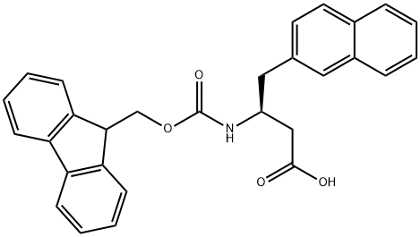 FMoc-(S)-3-AMino-4-(2-naphthyl)-butyric acid 구조식 이미지