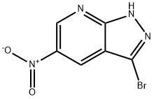 1H-Pyrazolo[3,4-b]pyridine, 3-bromo-5-nitro- Structure