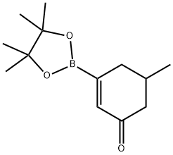 5-Methyl-2-cyclohexene-1-one-3-boronic acid pinacol ester Structure