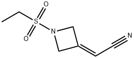 2-(1-(에틸술포닐)아제티딘-3-일리덴)아세토니트릴 구조식 이미지