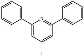 2,6-디페닐-4-요오드-피리딘 구조식 이미지