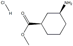 cis-3-a미노사이클로헥산카르복실산메틸에스테르*HCl 구조식 이미지