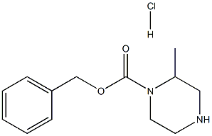 Benzyl 2-Methylpiperazine-1-carboxylate hydrochloride Structure