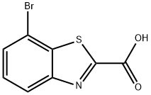 7-BroMo-benzothiazole-2-carboxylic acid 구조식 이미지