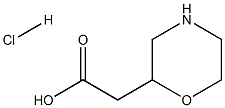 2-Morpholineacetic acid HCl Structure