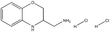 3-(AMinoMethyl)-3,4-dihydro-2H-benzo[b][1,4]oxazine Dihydrochloride 구조식 이미지