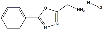 5-Phenyl-1,3,4-oxadiazole-2-methylamine hydrochloride Structure