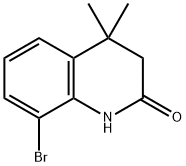 8-BroMo-4,4-diMethyl-3,4-dihydroquinolin-2(1H)-one Structure