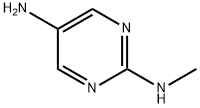 N2-MethylpyriMidine-2,5-diaMine 구조식 이미지