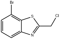 7-BroMo-2-(클로로메틸)벤조[d]티아졸 구조식 이미지