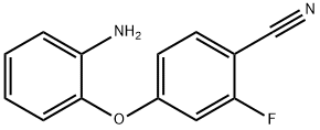 4-(2-AMINOPHENOXY)-2-FLUOROBENZONITRILE Structure