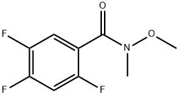 2,4,5-Trifluoro-N-Methoxy-N-MethylbenzaMide Structure