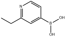 2-Ethylpyridine-4-boronic acid Structure