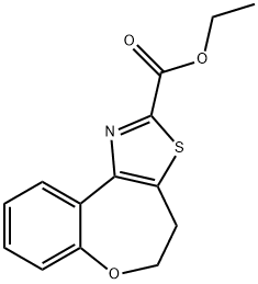 [1]벤족세피노[5,4-d]티아졸-2-카르복실산,4,5-디히드로-,에틸에스테르 구조식 이미지