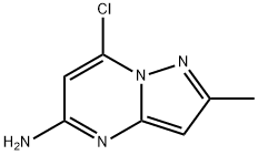 7-Chloro-2-Methylpyrazolo[1,5-a]pyriMidin-5-aMine Structure