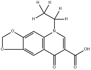 Oxolinic acid-D5 Structure
