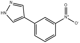 4-(3-nitrophenyl)-1H-pyrazole Structure