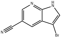 3-BroMo-5-시아노-7-아자인돌 구조식 이미지