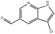 3-Chloro-7-azaindole-5-carbaldehyde Structure