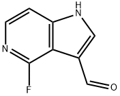 4-Fluoro-5-azaindole-3-carboxaldehyde Structure