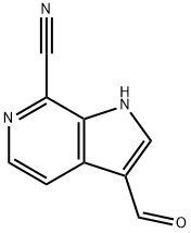 7-Cyano-6-azaindole-3-carbaldehyde Structure