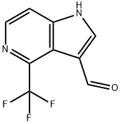 4-(TrifluoroMethyl)-5-azaindole-3-carboxaldehyde Structure