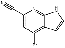 4-BroMo-6-시아노-7-아자인돌 구조식 이미지