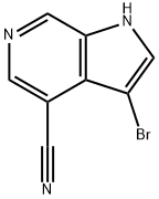 3-BroMo-4-cyano-6-azaindole Structure