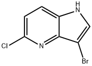 3-BroMo-5-chloro-1H-pyrrolo[3,2-b]pyridine Structure