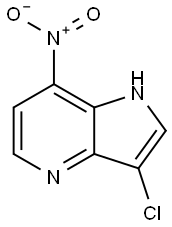 3-Chloro-7-nitro-4-azaindole 구조식 이미지