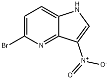 5-BroMo-3-니트로-4-아자인돌 구조식 이미지