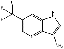 3-아미노-6-트리플루오로메틸-4-아자인돌 구조식 이미지