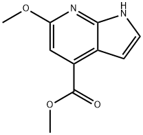 6-Methoxy-7-azaindole-4-carboxylic acid Methyl ester Structure
