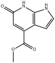 6-Hydroxy-7-azaindole-4-carboxylicacid메틸에스테르 구조식 이미지