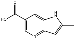2-Methyl-4-azaindole-6-carboxylic acid Structure