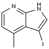 3-Iodo-4-Methyl-7-azaindole Structure