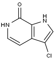 3-Chloro-7-hydroxy-6-azaindole Structure