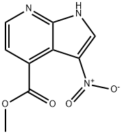 3-니트로-7-아자인돌-4-카르복실산메틸에스테르 구조식 이미지