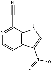 3-Nitro-7-cyano-6-azaindole Structure